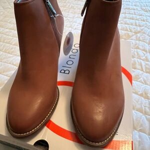 Blondo Waterproof Leather Boots - Rich Brown